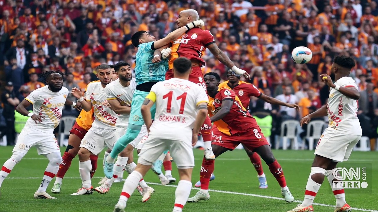 Süper Lig'de Şampiyon Galatasaray! Cimbom, 5. yıldızı taktı... | Galatasaray 3-0 Kayserispor MAÇ ÖZETİ