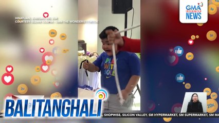 Reaksyon ng isang bata sa paandar na magic, kinatutuwaan online | Balitanghali