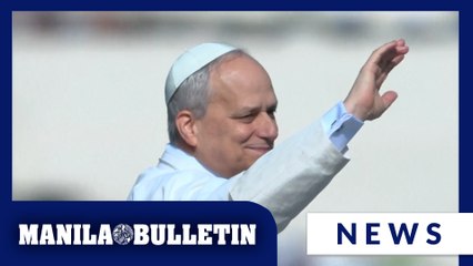 Pope Leo takes his first popemobile ride through St. Peter’s Square ahead of mass