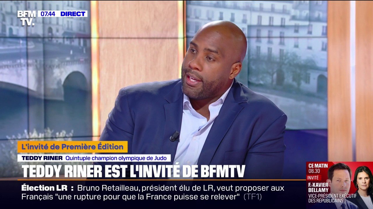 "Quand on est tous ensemble, on réussit": Teddy Riner est l'invité d'honneur du sommet "Choose France", qui s'ouvre ce lundi à Versailles