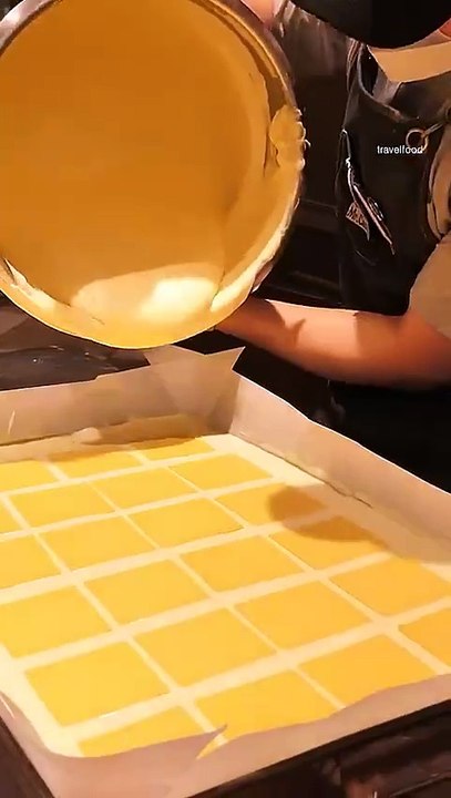 cheese jiggly cake korean street food asmr / asmr cooking / ASMR /great ASMR