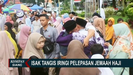 Isak Tangis Keluarga Warnai Keberangkatan Jemaah Haji Blora ke Tanah Suci