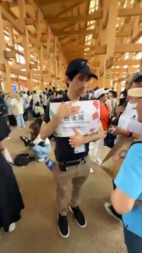 Rocca - Lunghe file per lo spazio Lazio al padiglione Italia #expo2025 Italy Expo 2025 Osaka (19.05.25)