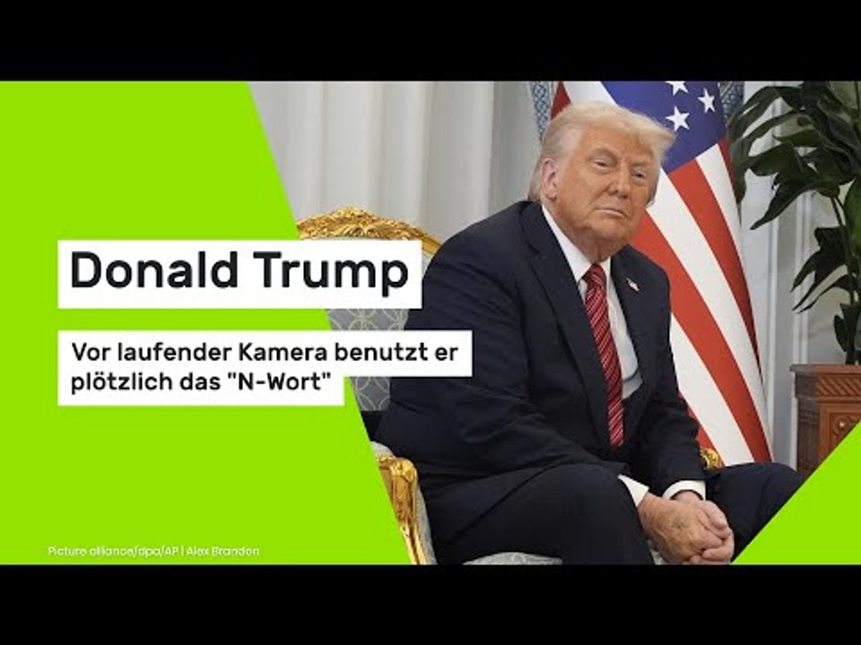 Donald Trump: Vor laufender Kamera benutzt er plötzlich das 'N-Wort'