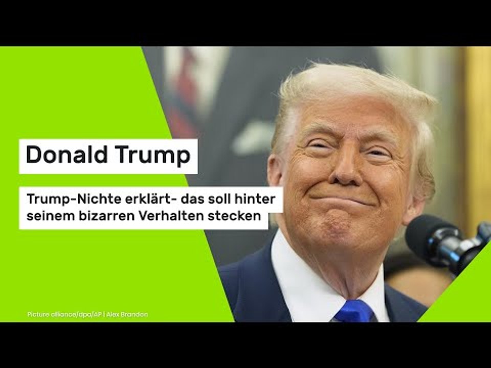 Donald Trump: Trump-Nichte erklärt - das soll hinter seinem bizarren Verhalten stecken
