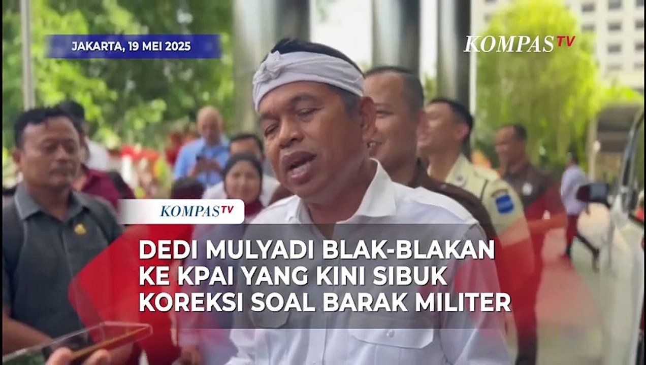 Dedi Mulyadi Blak-blakan ke KPAI yang Kini Sibuk Koreksi soal Barak Militer