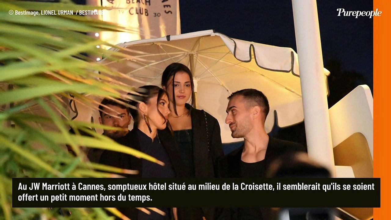 Pris sur le vif ! Iris Mittenaere et Antoine Dupont s'offrent un moment très doux dans un 5 étoiles cannois