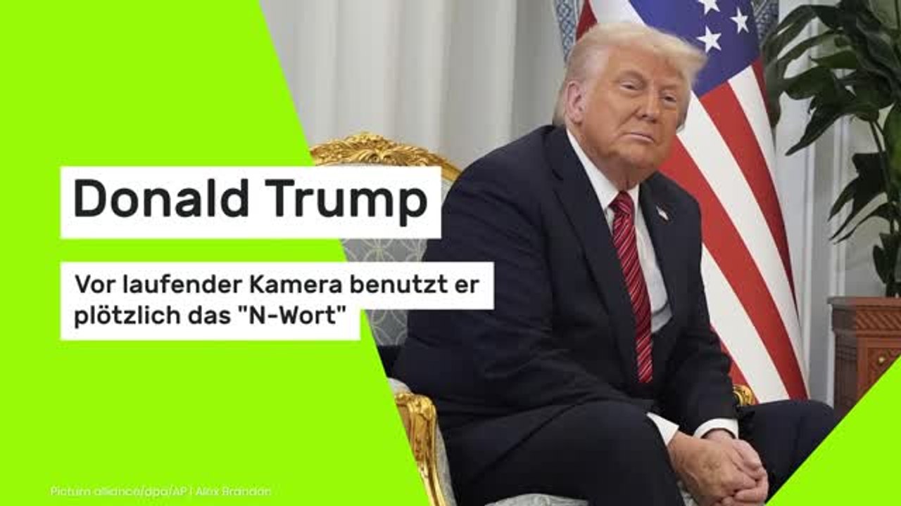 Donald Trump: Vor laufender Kamera benutzt er plötzlich das 'N-Wort'