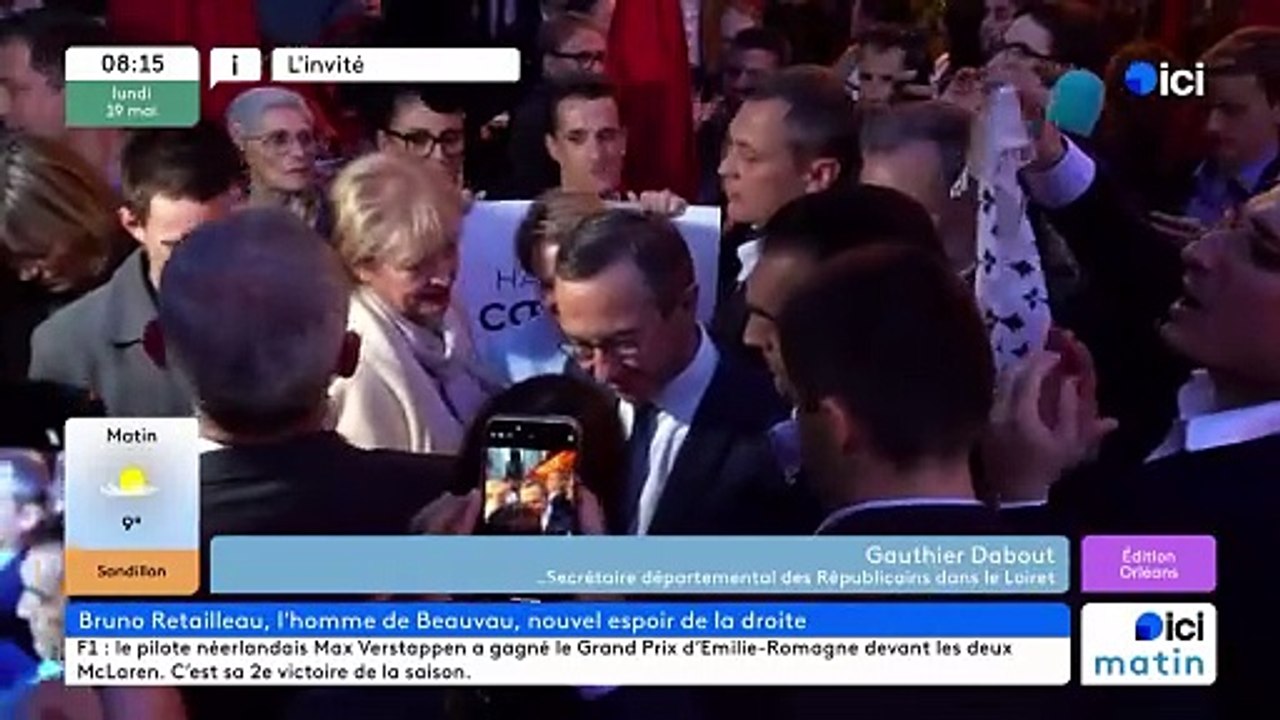 ICI Orleans - L'Invité d'ICI Matin : Gauthier Dabout, n°1 des LR dans le Loiret