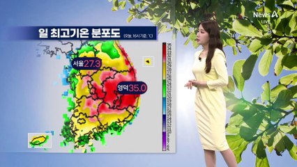 [날씨]더위 계속…비 내려 후텁지근