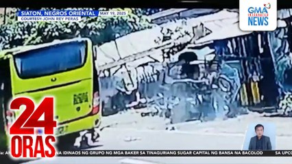Tricycle driver, patay matapos salpukin ng bus; 3 iba pa, sugatan | 24 Oras