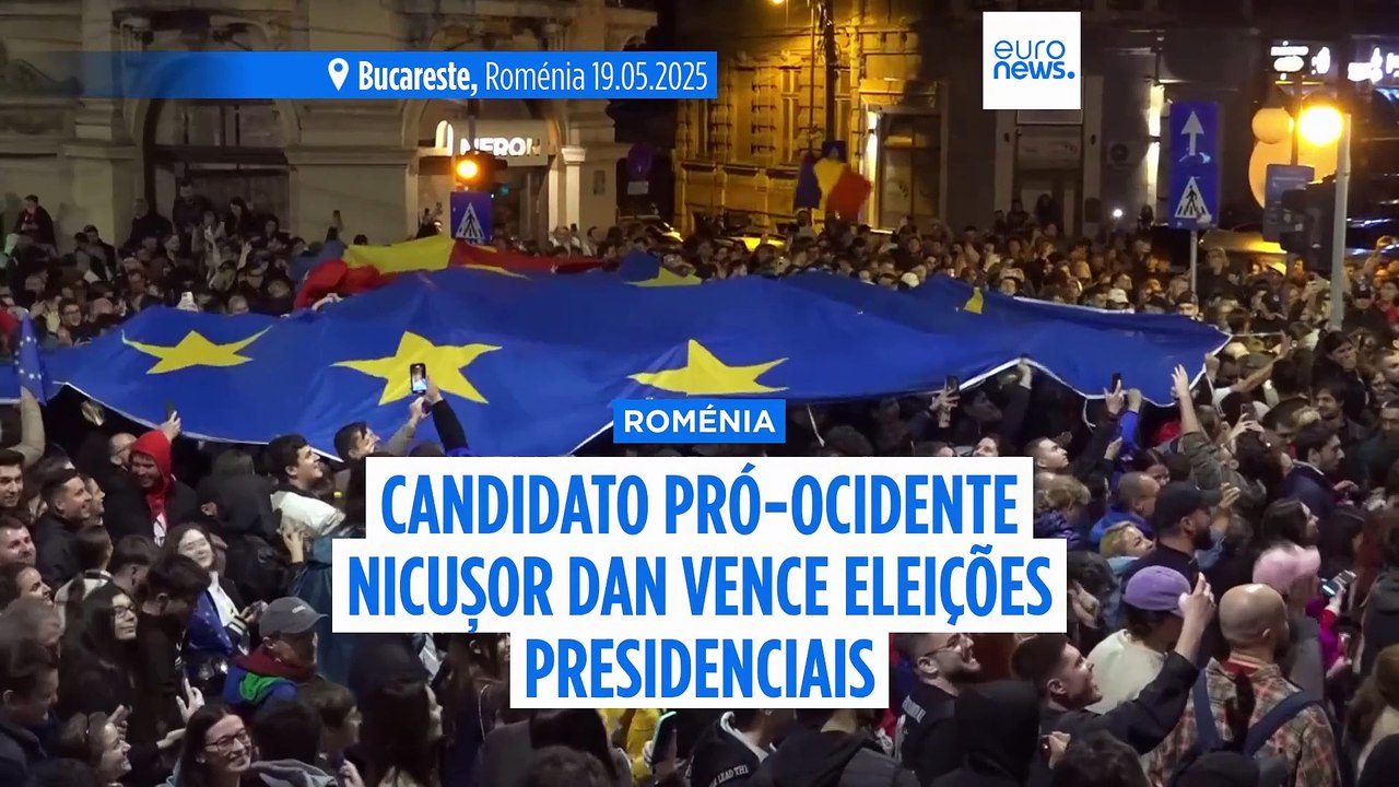 Nicușor Dan, candidato pró-Ocidente, vence presidenciais na Roménia em reviravolta dramática