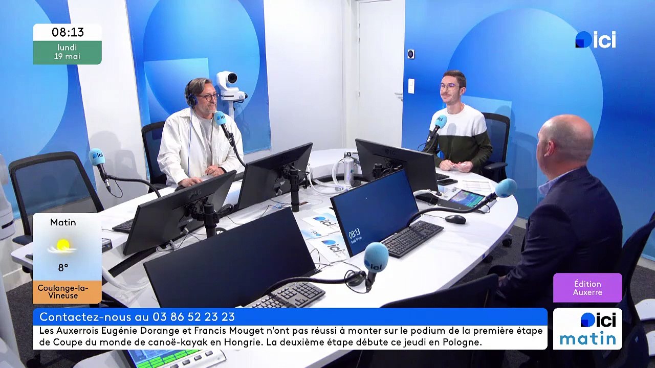 Invité d'ici Matin - Baptiste Malherbe, président exécutif de l'AJ Auxerre