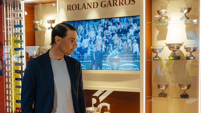 Rafa Nadal ha inaugurado un nuevo espacio dedicado a Roland Garros en el Rafa Nadal Museum