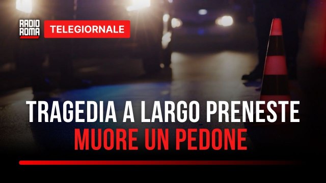 Pedone muore in incidente con moto in via Prenestina