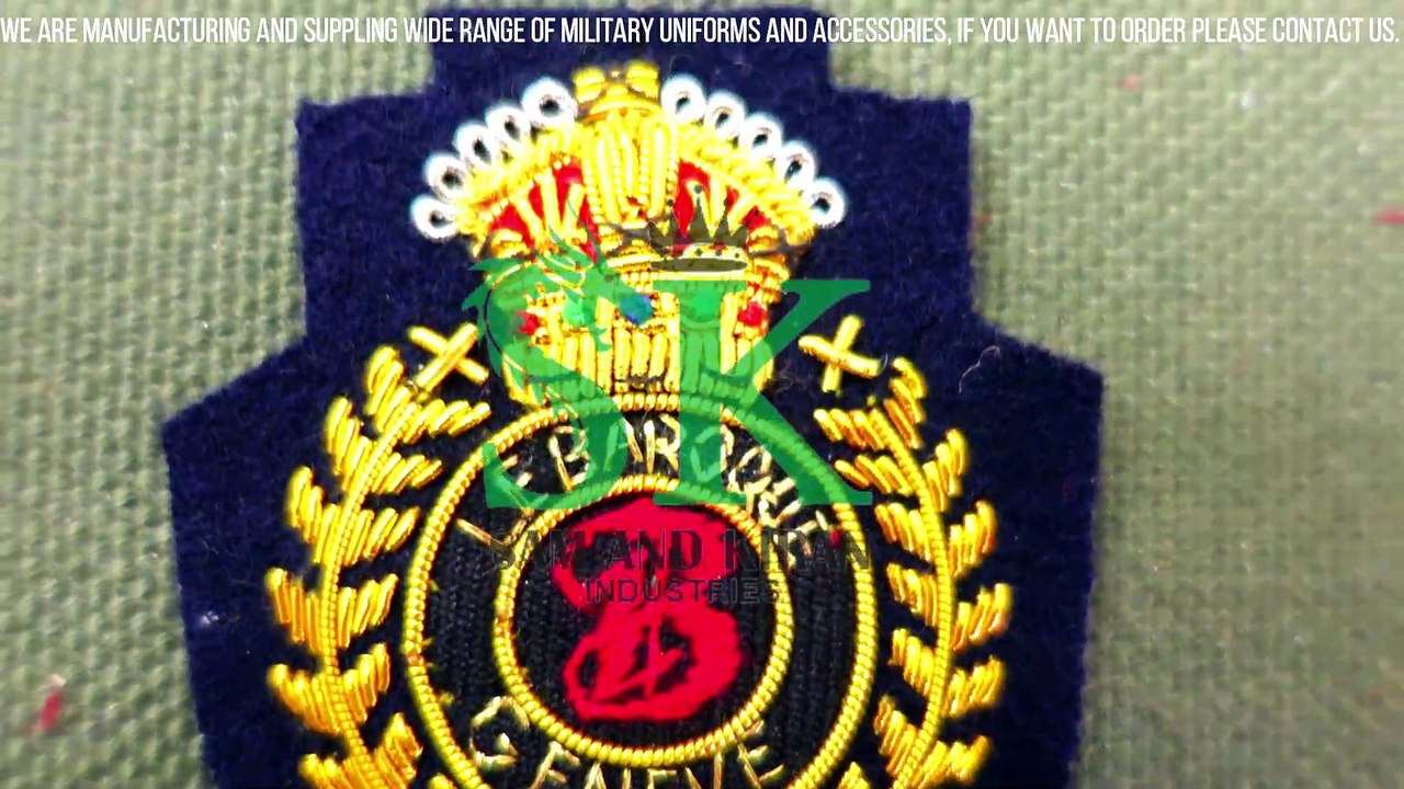 Handmade Embroidered 100% Wire & Wool Fabric Customer Requirement Logo Badge Clothes Patch