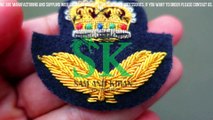 Cap Badge RAAF Officer Bullion, Bullion wire embroidered badges Supplier, Uniform Blazer Badges