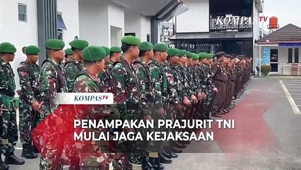 Personel TNI Mulai Lakukan Pengamanan di Kejaksaan Tinggi Bengkulu