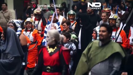 ‘Parade of the Galaxies’ brings Star Wars fans to Santiago streets