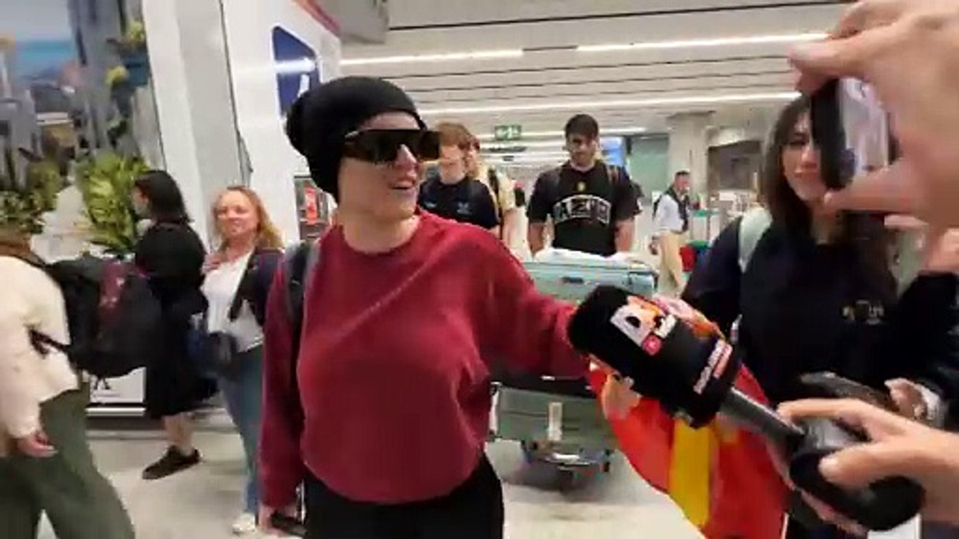 Melody, a su regreso a España tras Eurovisión: ?Se han dicho muchas cosas  que no son verdad? - MarcaTV