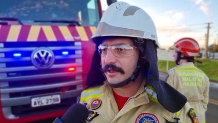 Vítima de atropelamento sofreu com trauma cranioencefálico grave, afirma Oficial do Corpo de Bombeiros