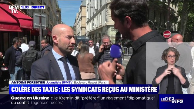 Grève des taxis: On reste là tant qu'on a rien obtenu , assure le président de l'Union nationale des taxis