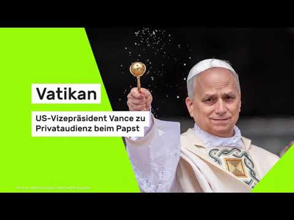 Vatikan: US-Vizepräsident Vance zu Privataudienz beim Papst