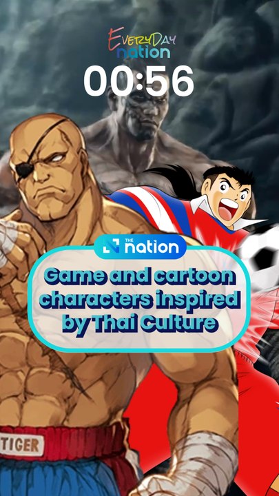 Game and cartoon characters inspired by Thai Culture