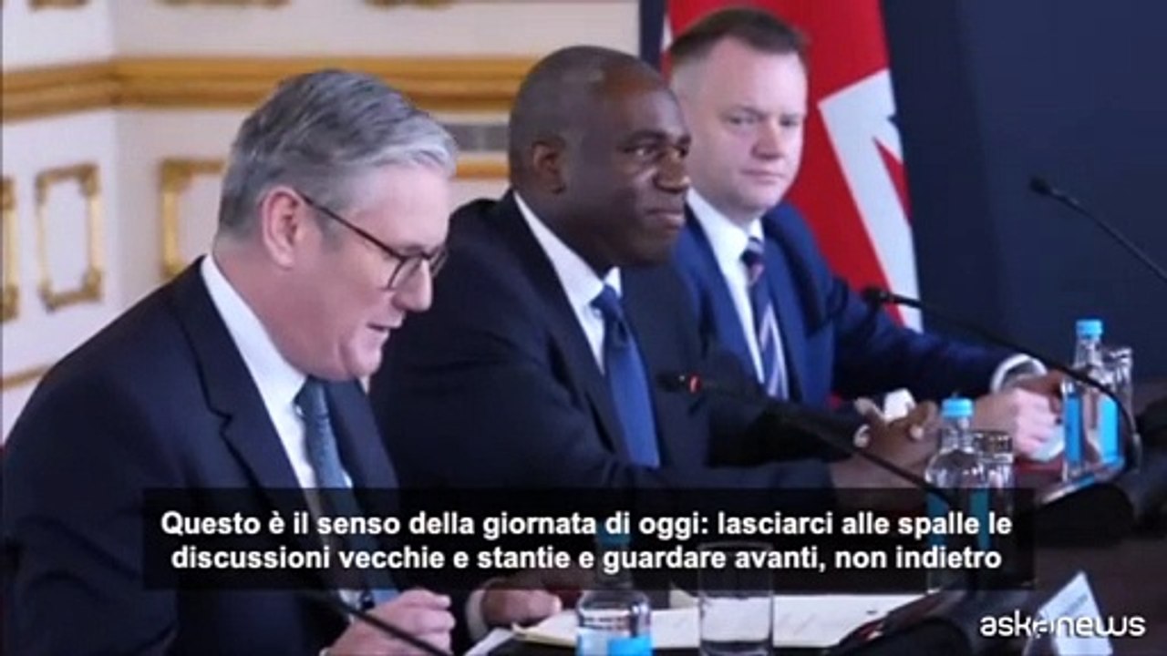 Primo vertice Ue-Regno Unito post Brexit, Starmer: guardiamo avanti