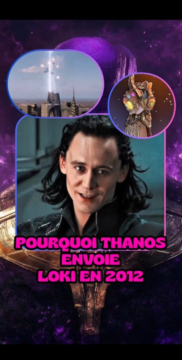Pourquoi Thanos a envoyé Loki à sa place en 2012 ? #CapCut #avengers #loki #thanos #theorie #marvel #mcu #marvelrivals