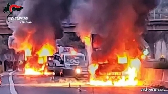 Livorno, mega assalto al portavalori sull'Aurelia: 11 arresti