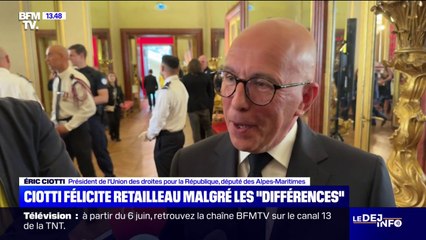 Bruno Retailleau élu président de LR: Éric Ciotti l'a félicité malgré les "différences"