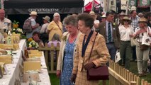 The Princess Royal looking at the Cheese competition entries at the County Show, video Alan Quick IMG_1925