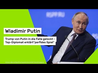Wladimir Putin: Trump von Putin in die Falle gelockt - Top-Diplomat erklärt "perfides Spiel"