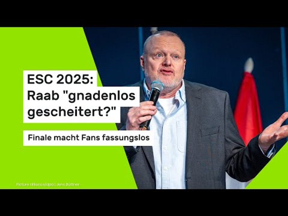 ESC 2025: Raab 'gnadenlos gescheitert?' Finale macht Fans fassungslos