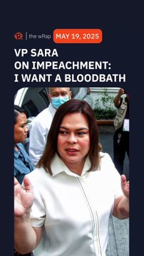 Sara Duterte on impeachment trial: I want a bloodbath