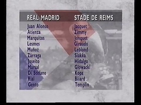 REAL MADRID - REIMS - 1956 - SAISON 1955/1956 -