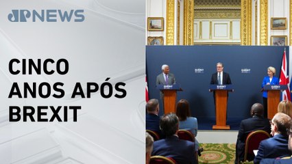 Reino Unido e União Europeia firmam novo acordo em comércio e defesa