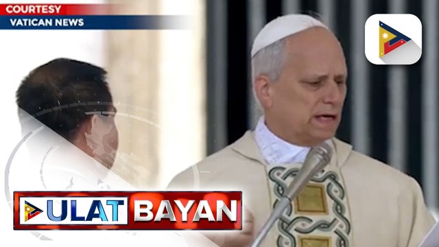 Pope Leo XlV, pinangunahan ang misa sa St. Peter's square