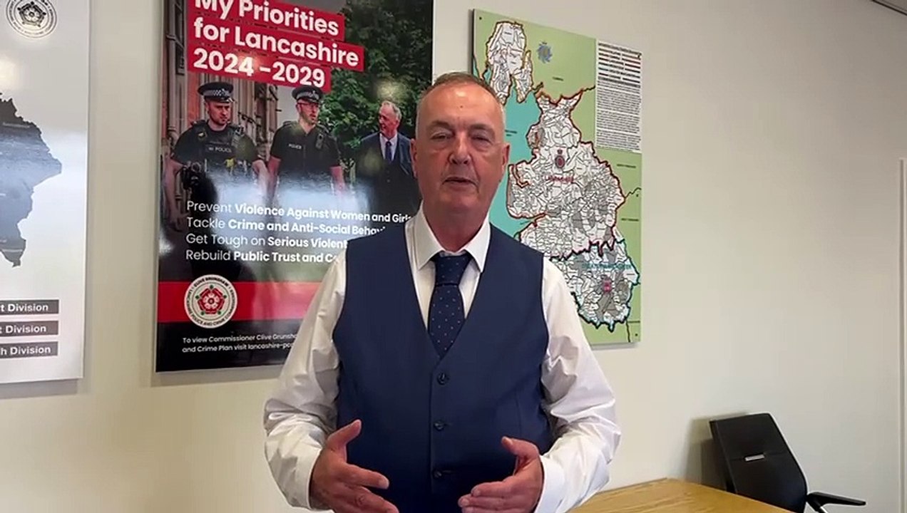 Lancashire police and crime update 19 May 2025