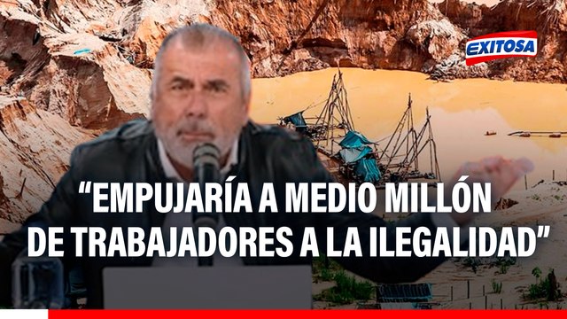 Nicolás Lúcar: Una forma única de explotación minera empujaría a medio millón de trabajadores a la ilegalidad