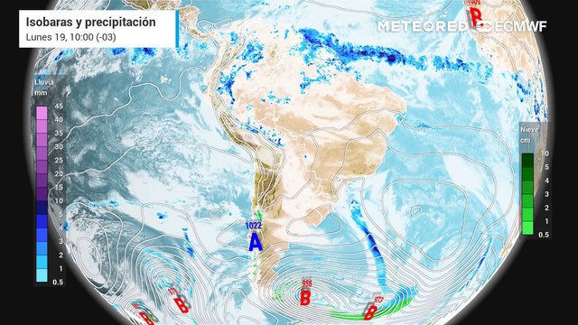 Semana de frío en Argentina, con nuevas lluvias y tormentas en el horizonte sobre Buenos Aires y el Litoral