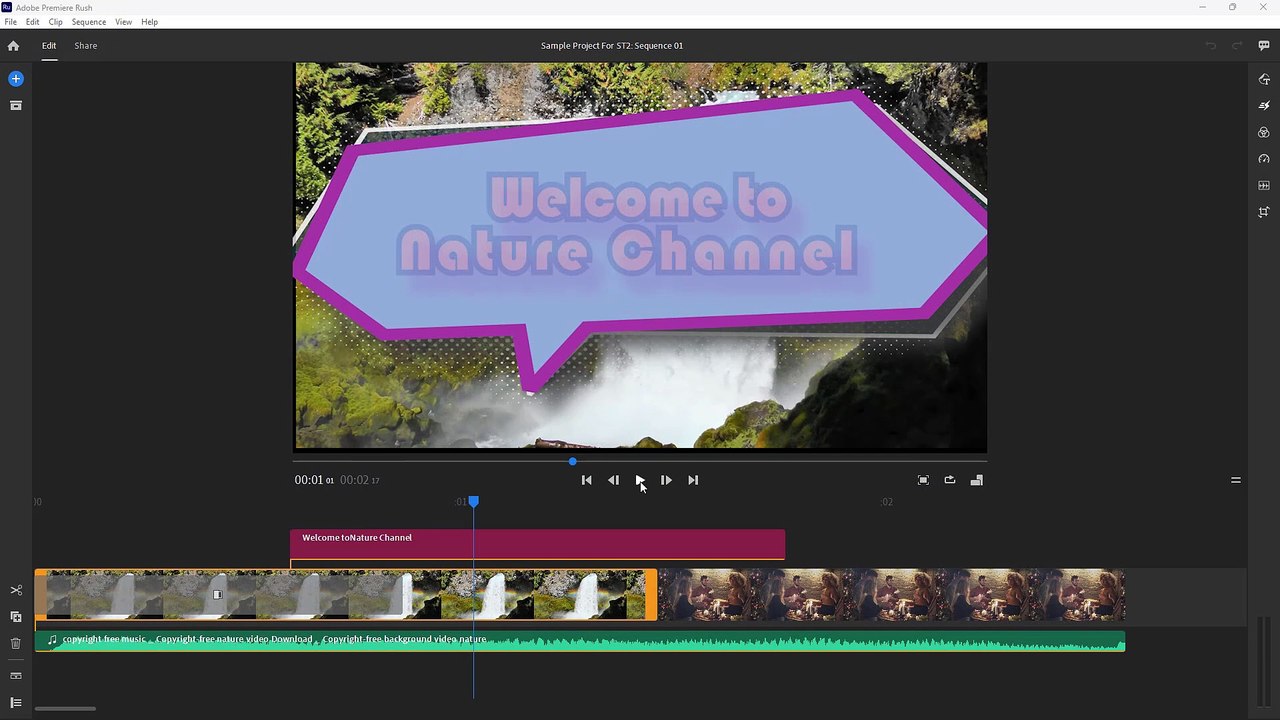 Adobe Premiere Rush 34 Optimized Clips and Preview Quality Settings