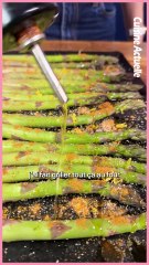 Asperges grillées à la burrata