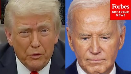 President Trump Responds To Former President Biden's Prostate Cancer Diagnosis