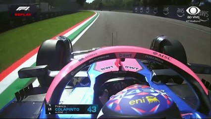 Colapinto roda e bate na primeira classificação na Alpine, em Ímola