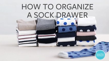 How to Organize a Sock Drawer