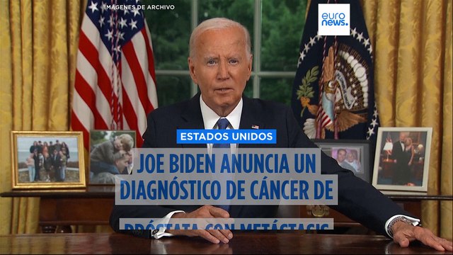 Diagnostican al expresidente de EE.UU. Joe Biden de un cáncer de próstata agresivo con metástasis
