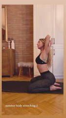 Flavia Mihasan - 03-08.05.2024\La Bistrița.Mariusticlă,Carolaș și Tudoraș. Paștele Ortodox. \În grădină,costum de baie.\Revenind la București.\ În oraș,Tatian,reel.Cafelier.Parc,plozii,bicicletele.Acasă, în living,stretching