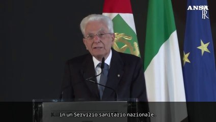Ssn, Mattarella: "Strategia unitaria per superare i divari tra i vari sistemi regionali"